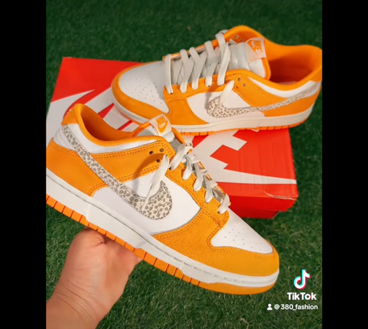 Nike Dunk Low Safari Swoosh “Kumquat”