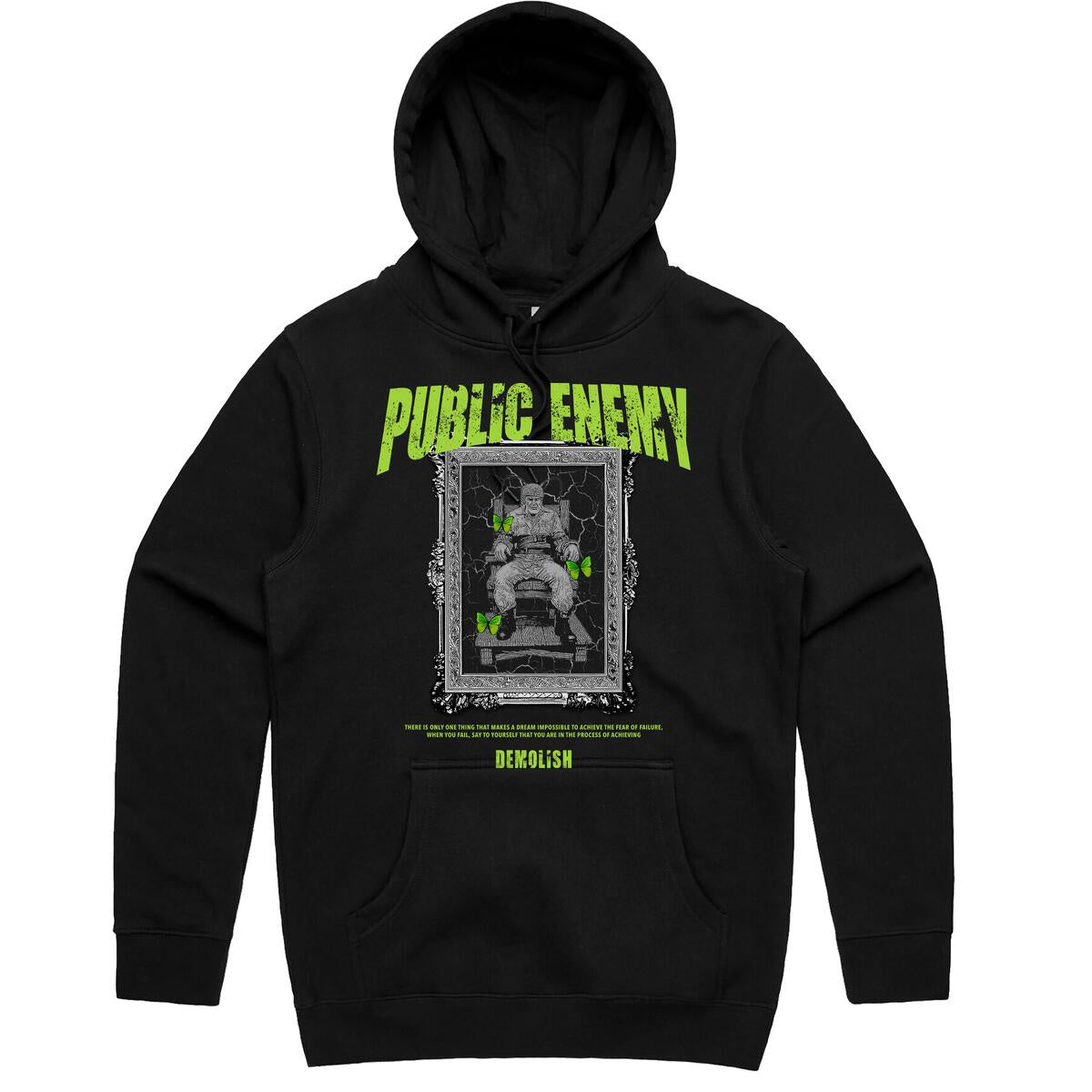 Public Enemy Hoodie (Blk/Neon)
