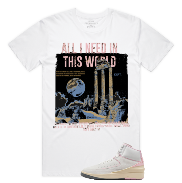 This World Tee (Wte/Pink)