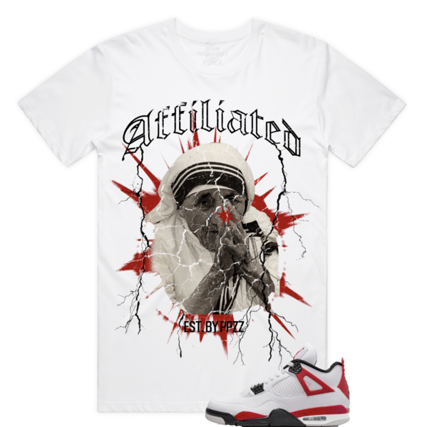 Affiliated Tee (Wte/Red/Blk)