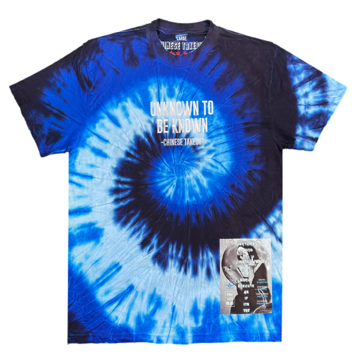 Chinese Takeout x Rich People Unknown Tee (Blu/Dk.Blu) /D6