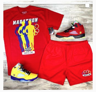 Marathon Shorts (Red) /D9