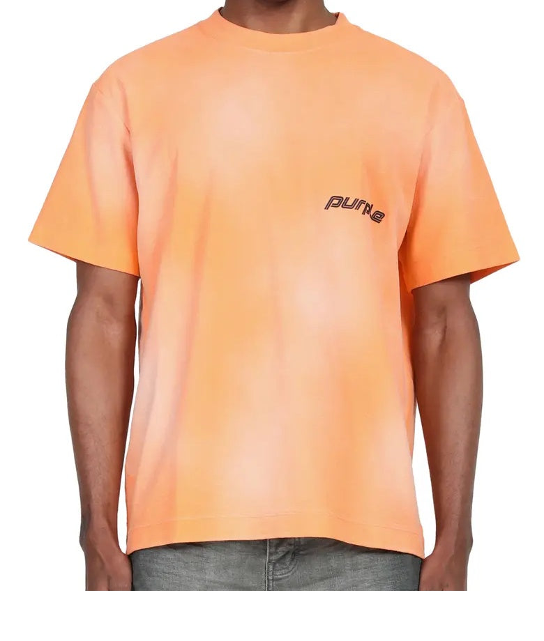 T-Shirt, Neon, Purple Brand, Tee, Orange, Men, Boys, Teens, Gifts, Wmns, Girls, Urban, Dye Wash Tee, 