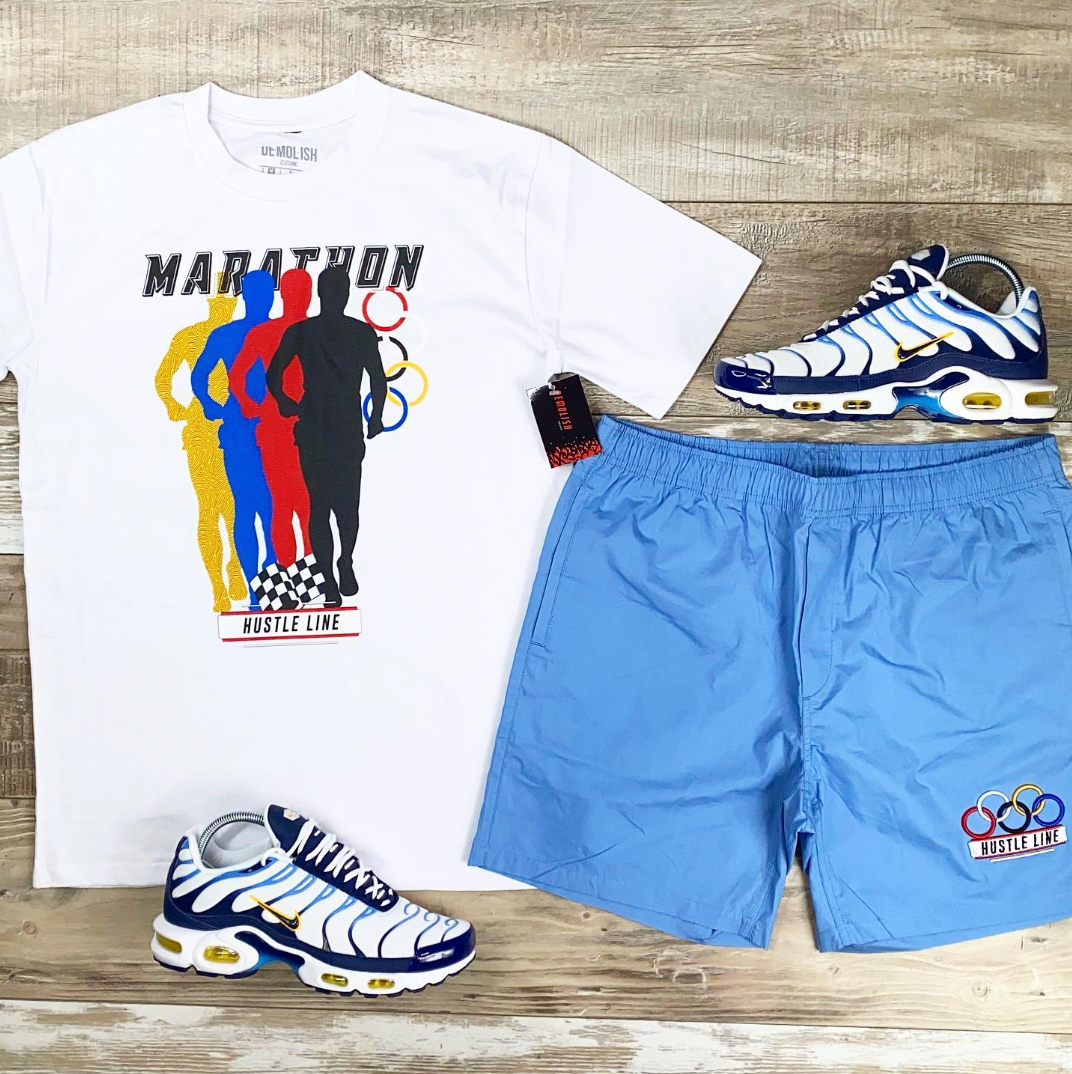 Marathon Shorts (Powder Blue) /D6