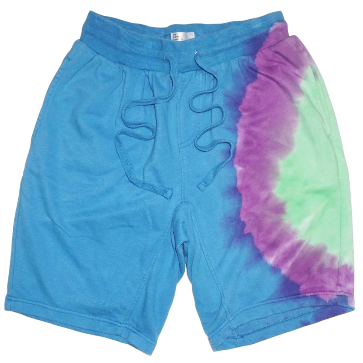 Tie-Dye Shorts (Blue/Grn/Prp) /D15