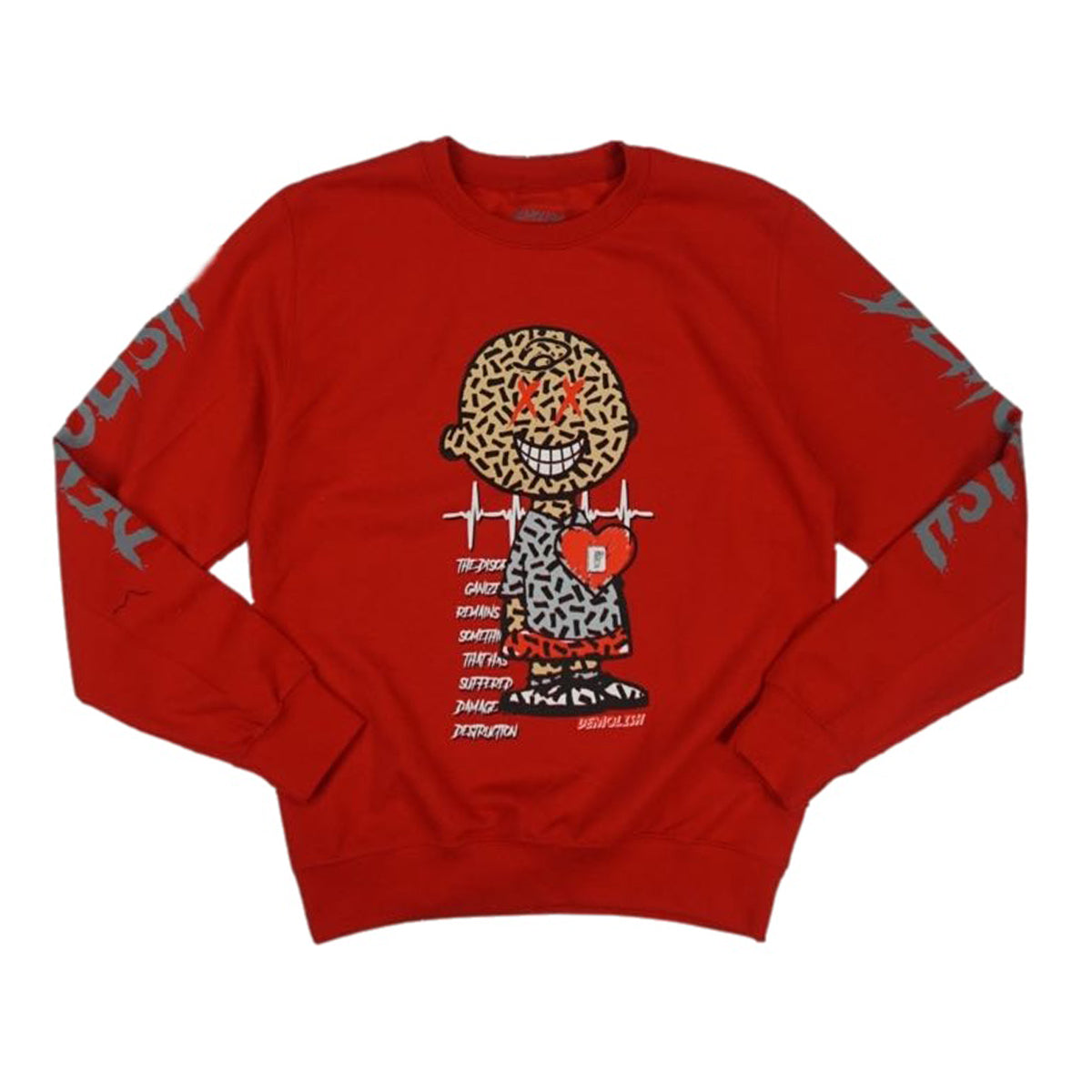 Charlie Puzzled Crew (Red/Grey) /D13