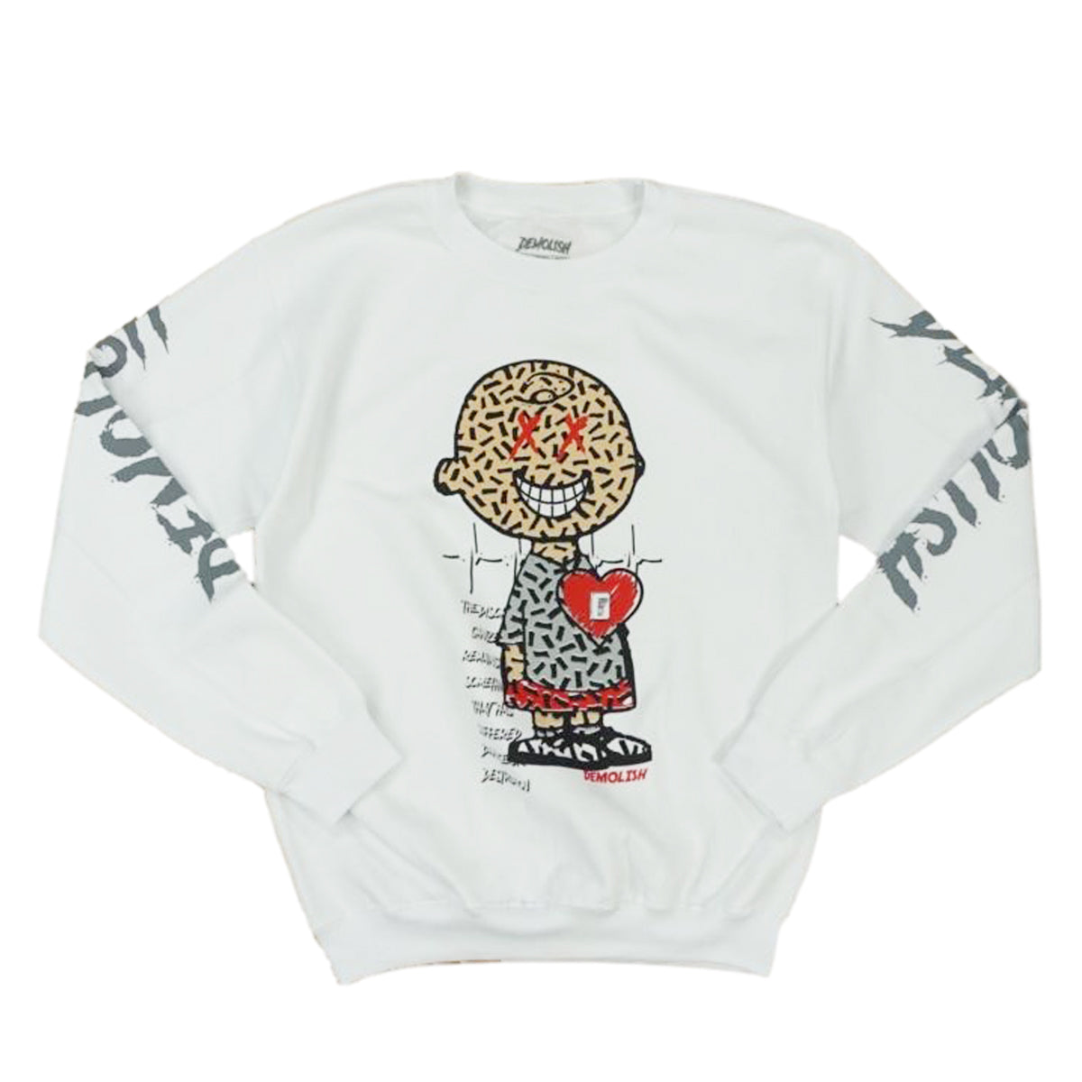 Charlie Puzzled Crew (White/Grey) /D13