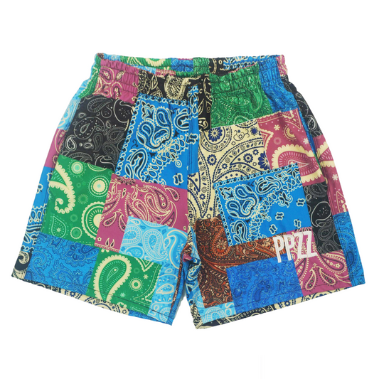 PPZZ x Rich People Paisley Shorts (Mauve/Multi) /C6