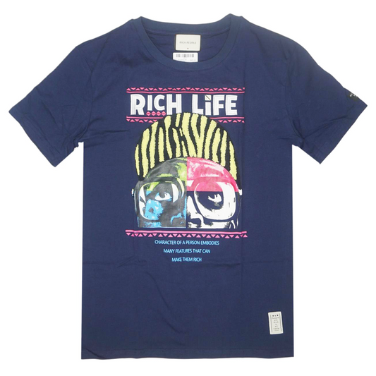 Rich Life Vision Tee (Navy) /MD2